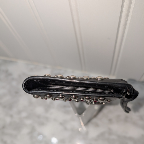 Authentic Jimmy Choo Litzy Studded Leather Bifold Wallet - Picture 3 of 10